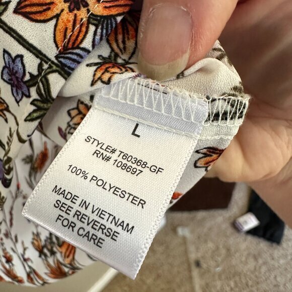 Sweet Rain Sleeveless Blouse Size Large‎ - Picture 4 of 6